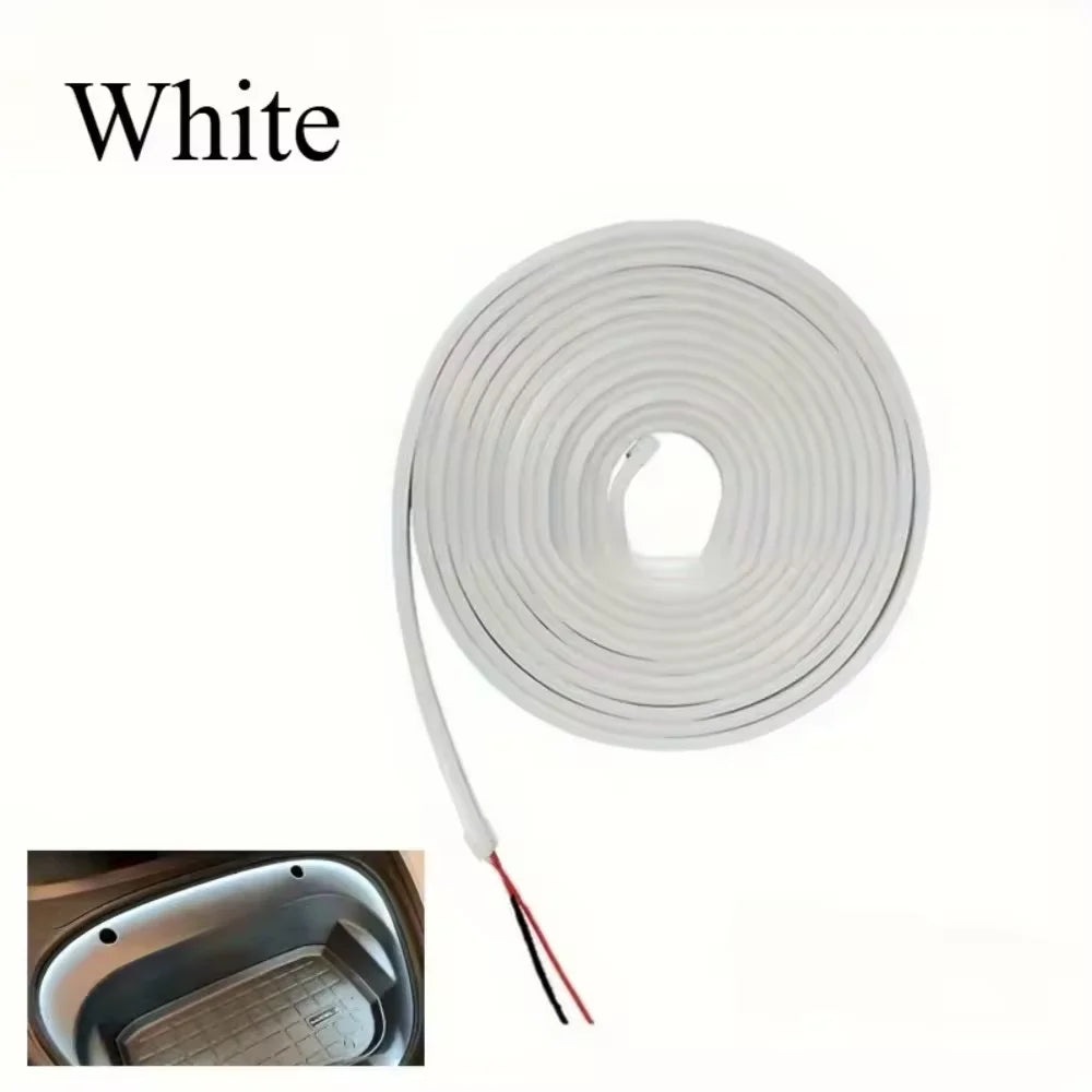 Car High Brightness Trunk Lighting Ambient Light Interior Decoration LED Wiring Free Automatic Sensing Tailgate 2/4M Light Strip