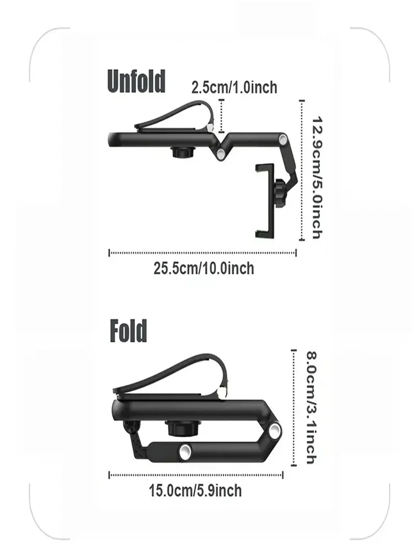Sun Visor Phone Holder for Car Multifunctional 360° Rotating Sun Visor Cell Phone Holder with IPhone/Samsung/Android