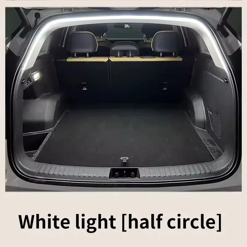 Car High Brightness Trunk Lighting Ambient Light Interior Decoration LED Wiring Free Automatic Sensing Tailgate 2/4M Light Strip