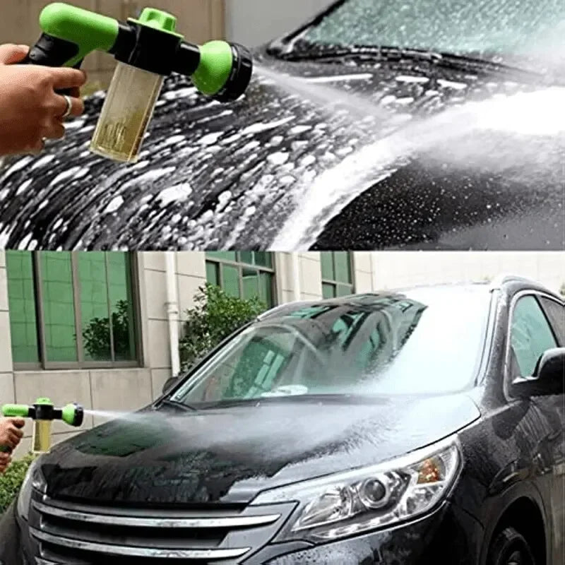 Pressure Hose Nozzle Foam Gun 8 In 1 Jet Spray Gun Soap Dispenser Garden Watering Horse Dog Animal Car Washing Tool Dropshipping