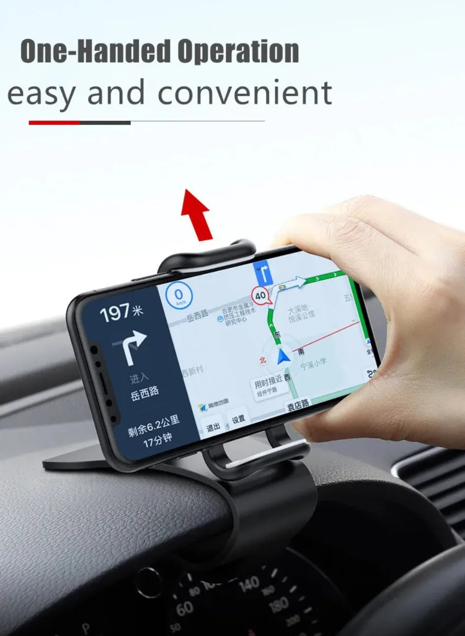 360 Rotatable Car Phone Holder Universal Cell Phone Stands Car Rack Dashboard Support for Auto Grip Mobile Phone Fixed Bracket