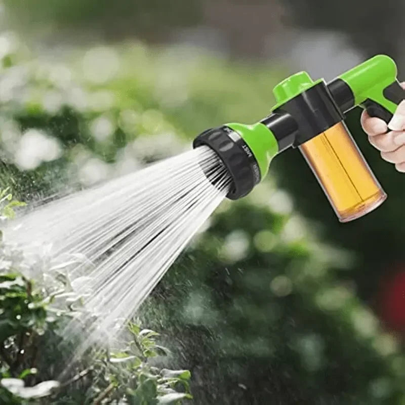 Pressure Hose Nozzle Foam Gun 8 In 1 Jet Spray Gun Soap Dispenser Garden Watering Horse Dog Animal Car Washing Tool Dropshipping