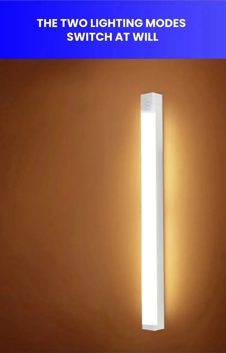 Wireless Rechargeable LED Night Lights Motion Sensor Lights Closet Kitchen Night Lights Bedroom Sensor Light Cabinet Stair Light