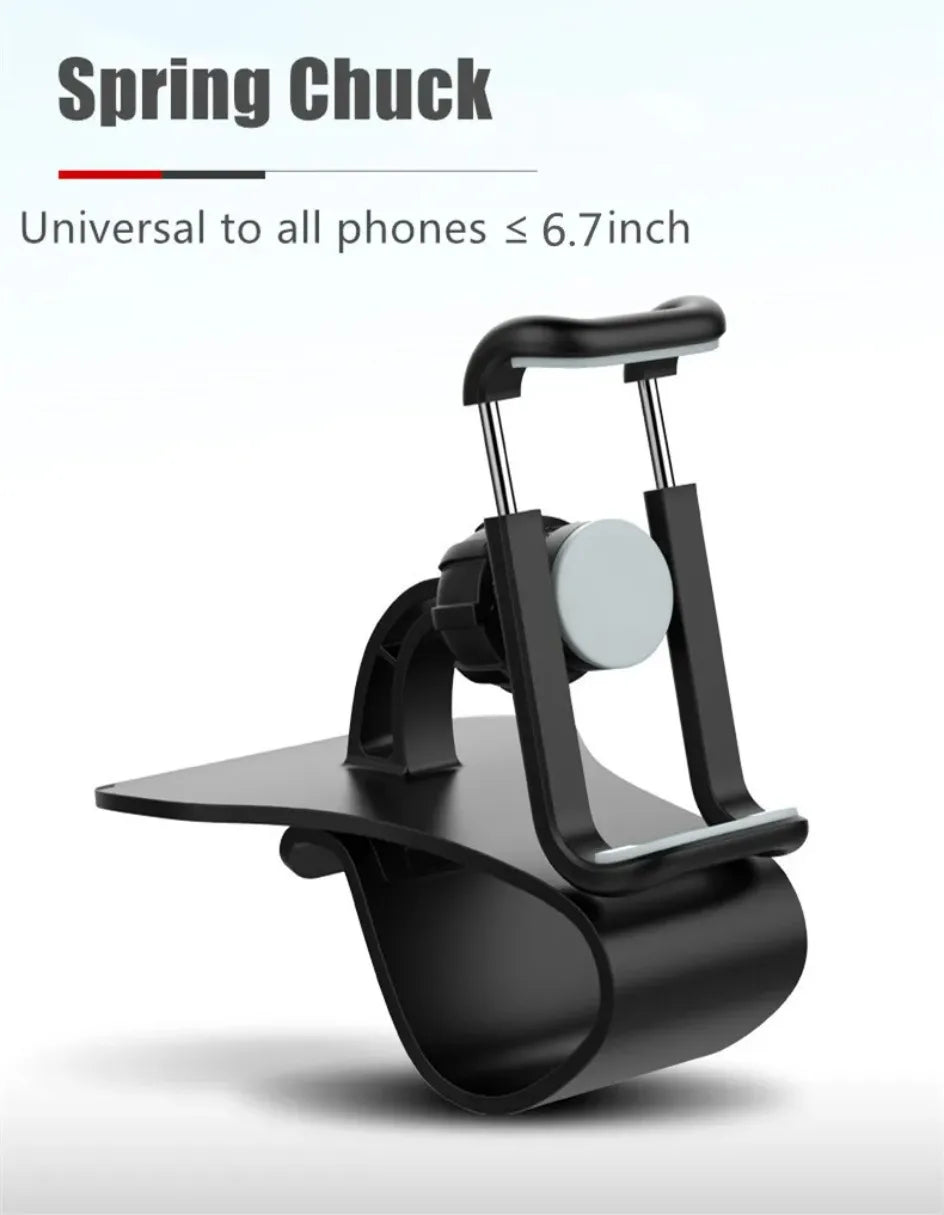 360 Rotatable Car Phone Holder Universal Cell Phone Stands Car Rack Dashboard Support for Auto Grip Mobile Phone Fixed Bracket