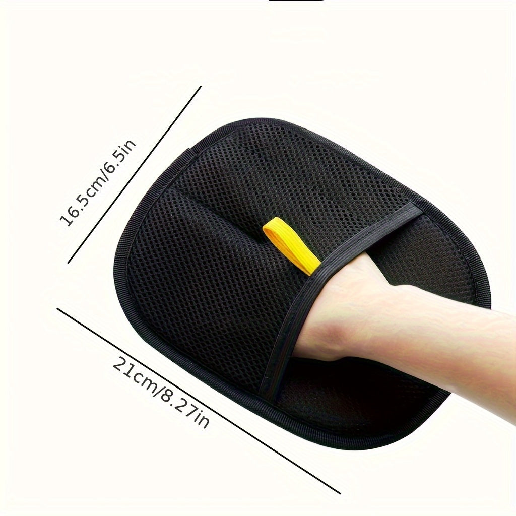 2pcs Large Size Upgraded Pet Static Hair Removal Gloves with Dual-Sided Brush, Measuring 21Cm X 16.5Cm, a Hairbrush That Effectively Removes Pet Hair, Essential Tools for Cats And Dogs | Stylish Pet Additions | Durable Pet Gr
